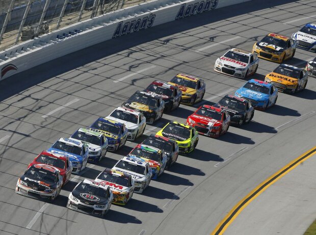 Restart in Talladega Restart in Talladega