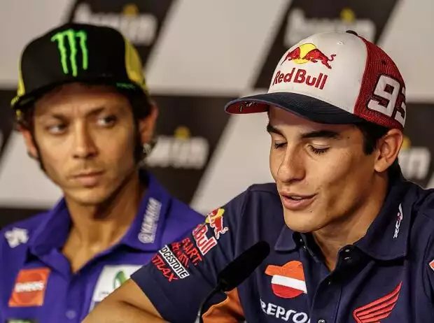 Valentino Rossi, Marc Marquez Titel-Bild zur News: Valentino Rossi, Marc Marquez