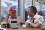 Niki Lauda und Paddy Lowe