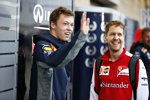 Daniil Kwjat (Red Bull) und Sebastian Vettel (Ferrari) 