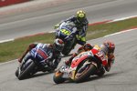 Marc Marquez vor Jorge Lorenzo und Valentino Rossi 