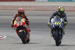 Marc Marquez und Valentino Rossi 