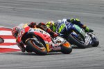 Marc Marquez vor Valentino Rossi 