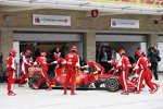 Kimi Räikkönen (Ferrari)  gibt auf