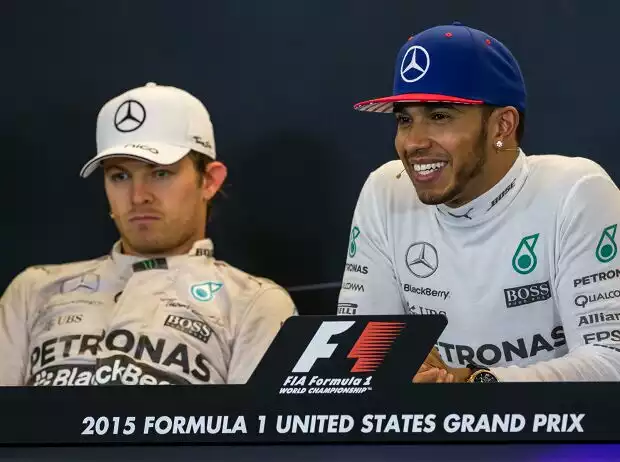 Titel-Bild zur News: Nico Rosberg, Lewis Hamilton