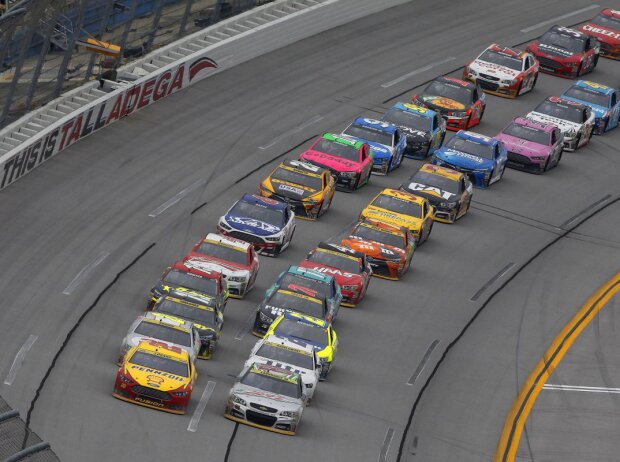 Restart in Talladega Restart in Talladega