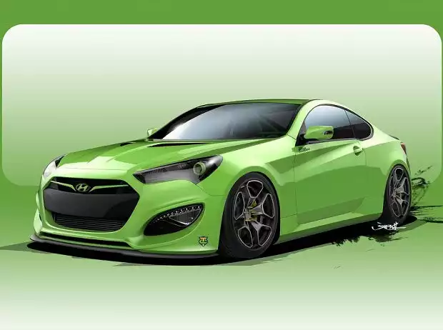 Hyundai Genesis Coupé Lineup Extreme Titel-Bild zur News: Hyundai Genesis Coupé Lineup Extreme
