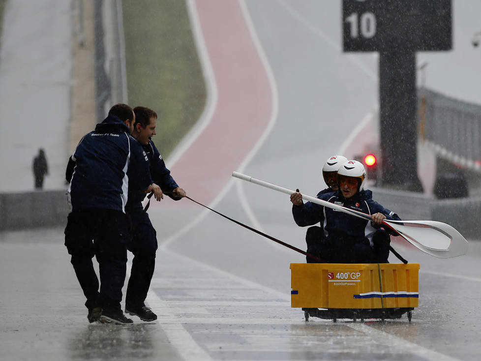 Sauber Mechaniker Boot