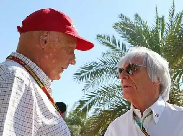 Bernie Ecclestone, Niki Lauda Titel-Bild zur News: Bernie Ecclestone, Niki Lauda