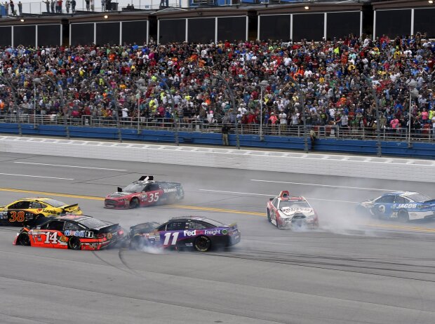 Tony Stewart, Denny Hamlin Tony Stewart, Denny Hamlin