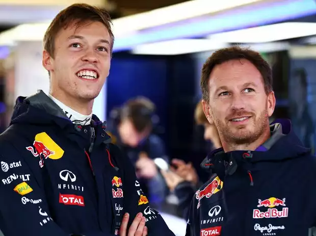 Daniil Kwjat, Christian Horner Titel-Bild zur News: Daniil Kwjat, Christian Horner