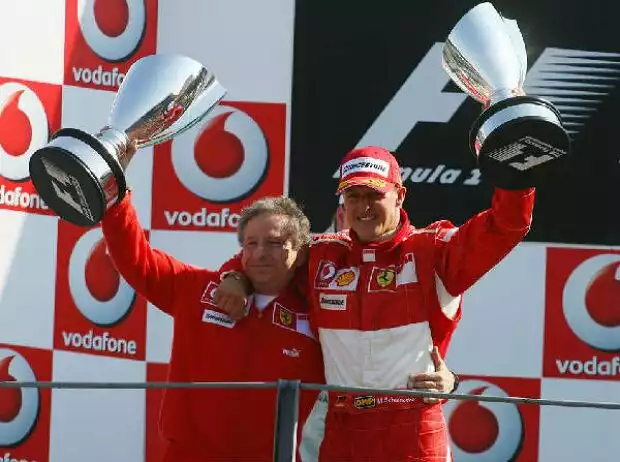 Michael Schumacher mit Jean Todt Titel-Bild zur News: Michael Schumacher mit Jean Todt