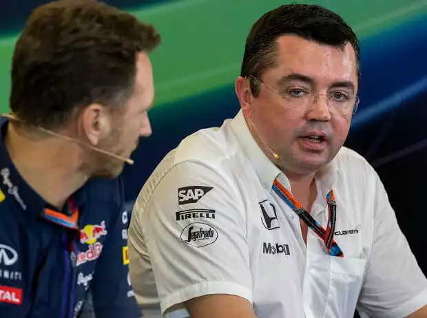 Christian Horner, Eric Boullier Titel-Bild zur News: Christian Horner, Eric Boullier