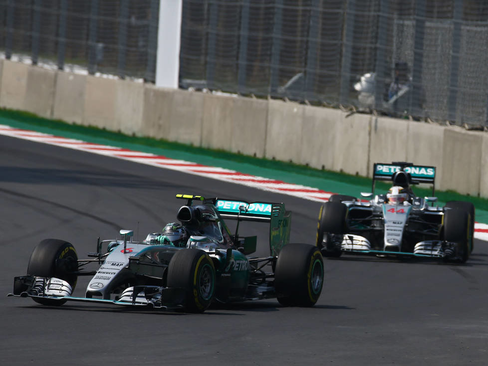 Nico Rosberg, Lewis Hamilton
