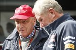 Niki Lauda und Helmut Marko