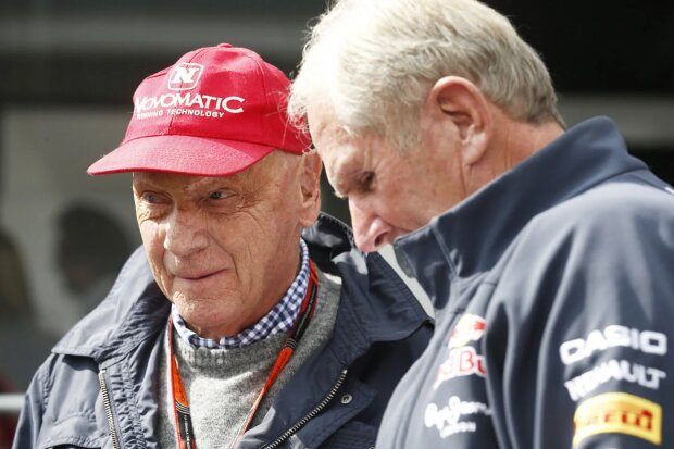 Niki Lauda Red Bull Infiniti Red Bull Racing F1 ~Niki Lauda und Helmut Marko~ 
