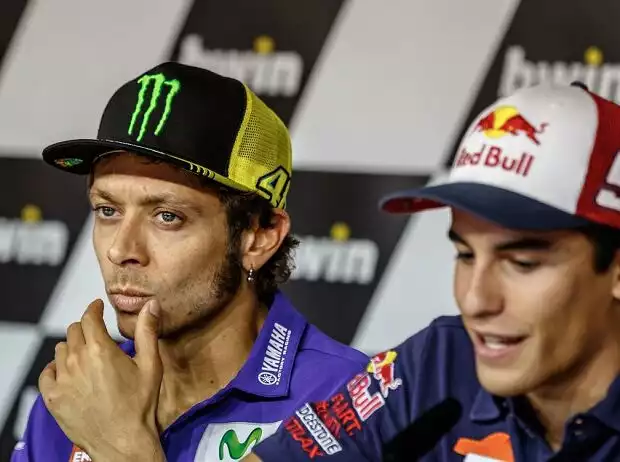 Valentino Rossi, Marc Marquez Titel-Bild zur News: Valentino Rossi, Marc Marquez