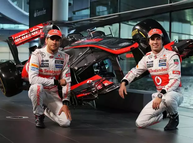 Jenson Button, Sergio Perez Titel-Bild zur News: Jenson Button, Sergio Perez