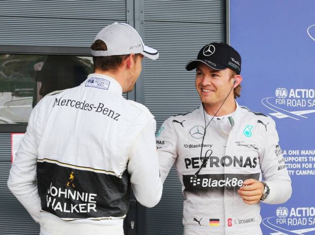 Titel-Bild zur News: Jenson Button, Nico Rosberg, Sebastian Vettel