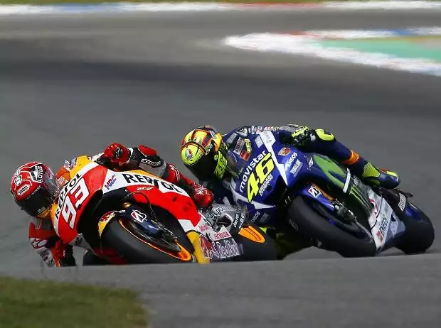Valentino Rossi, Marc Marquez Titel-Bild zur News: Valentino Rossi, Marc Marquez
