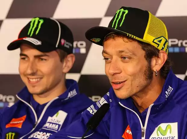Jorge Lorenzo, Valentino Rossi Titel-Bild zur News: Jorge Lorenzo, Valentino Rossi