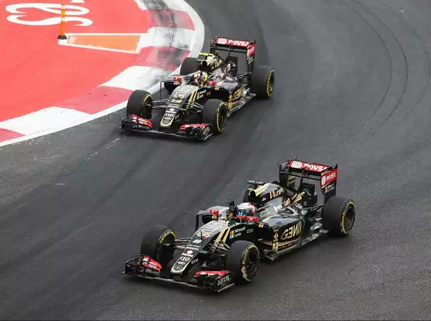 Titel-Bild zur News: Romain Grosjean, Pastor Maldonado