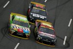 Jeff Gordon (Hendrick), Kyle Busch (Gibbs) und Martin Truex Jun. (Furniture Row)