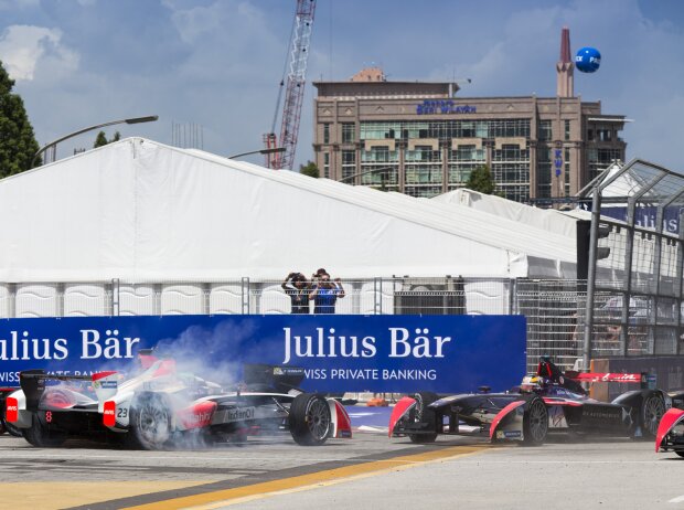 Nick Heidfeld und Jean Eric Vergne Nick Heidfeld und Jean Eric Vergne