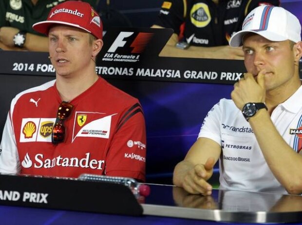 Titel-Bild zur News: Valtteri Bottas, Kimi Räikkönen