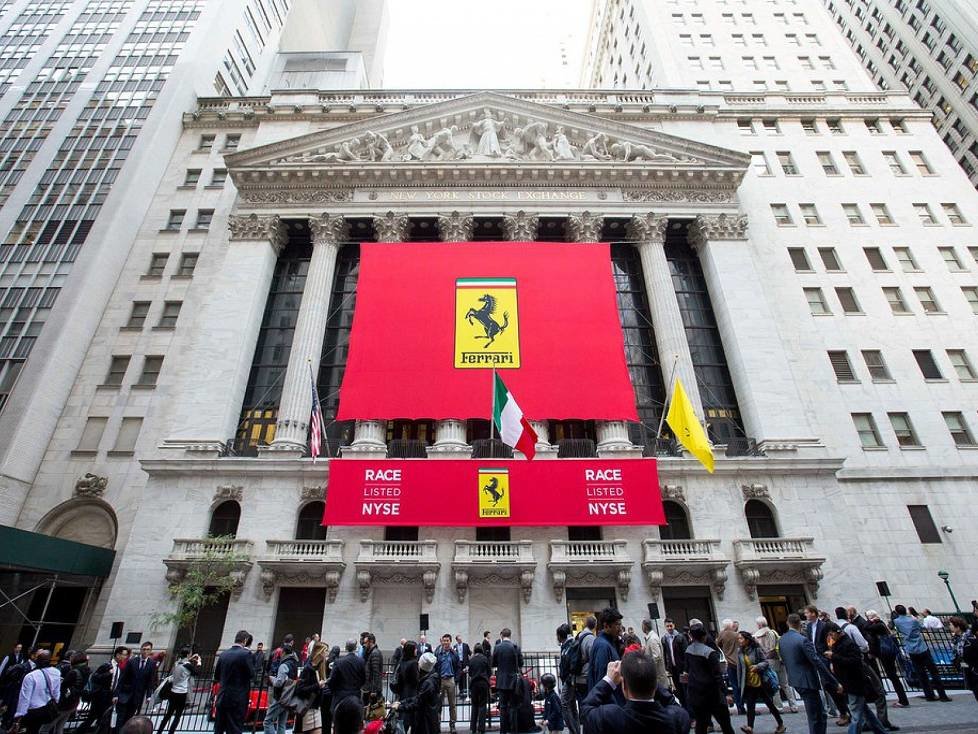 Börsengang von Ferrari an der New Yorker Börse