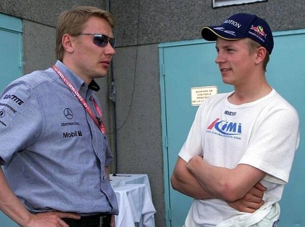 Mika Häkkinen, Kimi Räikkönen