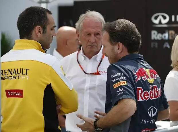 Christian Horner, Cyril Abiteboul Titel-Bild zur News: Christian Horner, Cyril Abiteboul