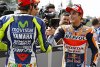Bild zum Inhalt: Marc Marquez hofft auf Versöhnung mit Valentino Rossi