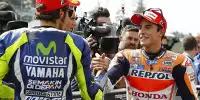 Bild zum Inhalt: Marc Marquez hofft auf Versöhnung mit Valentino Rossi