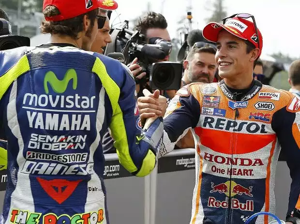 Marc Marquez, Valentino Rossi Titel-Bild zur News: Marc Marquez, Valentino Rossi