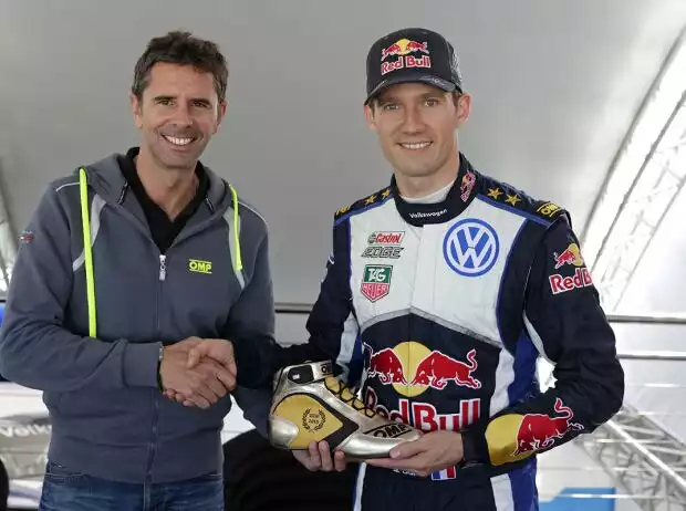 Sebastien Ogier mit Bruno Curletto von OMP Titel-Bild zur News: Sebastien Ogier mit Bruno Curletto von OMP