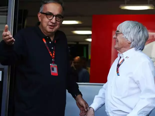 Bernie Ecclestone, Sergio Marchionne Titel-Bild zur News: Bernie Ecclestone, Sergio Marchionne