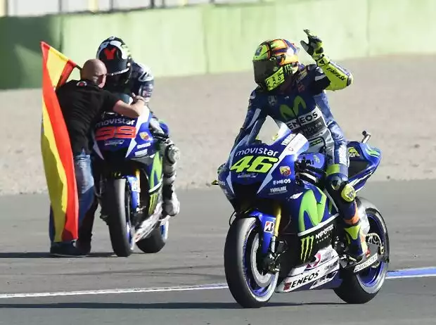 Titel-Bild zur News: Jorge Lorenzo, Valentino Rossi