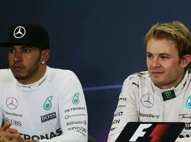 Titel-Bild zur News: Lewis Hamilton, Nico Rosberg