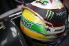 Bild zum Inhalt: Trotz Verbot: Lewis Hamilton mit speziellem Helmdesign
