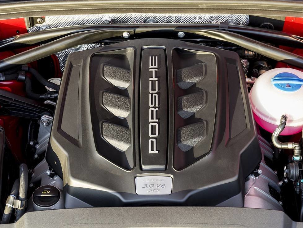 Motor des Porsche Macan GTS