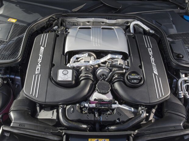 Motor des Mercedes-AMG C 63 S 