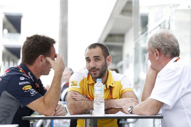 Christian Horner Cyril Abiteboul Red Bull Infiniti Red Bull Racing F1 ~Christian Horner und Cyril Abiteboul ~ 