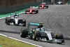 Mercedes: Rosberg schlägt Hamilton und ist Vize-Weltmeister