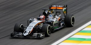 Force India jubelt: Starker sechster Platz für Nico Hülkenberg