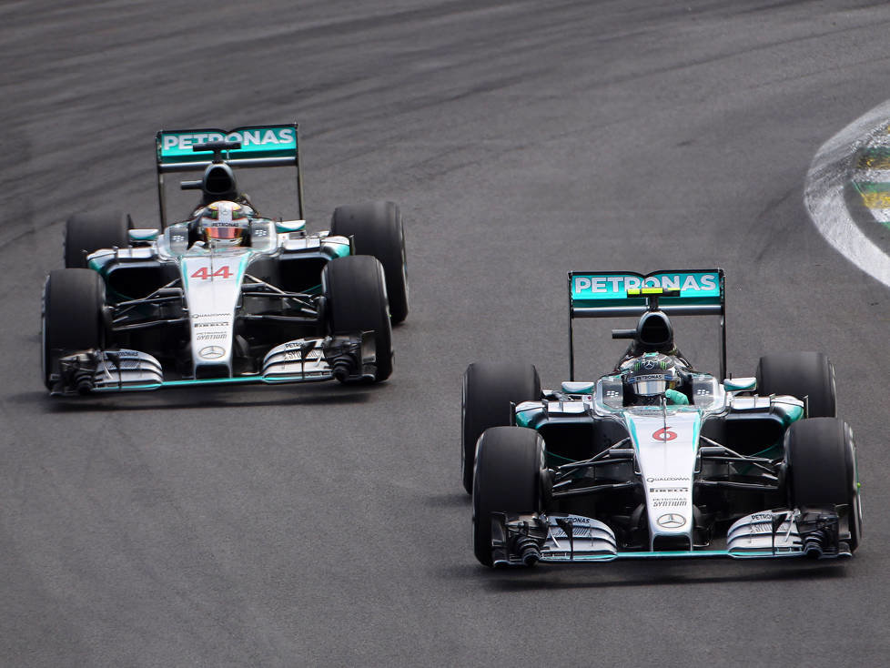 Nico Rosberg, Lewis Hamilton
