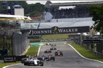 Felipe Massa (Williams), Sergio Perez (Force India), Max Verstappen (Toro Rosso) und Felipe Nasr (Sauber) 