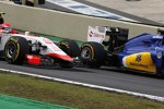 Marcus Ericsson (Sauber) und Alexander Rossi (Manor-Marussia) 