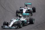 Nico Rosberg (Mercedes) und Lewis Hamilton (Mercedes) 