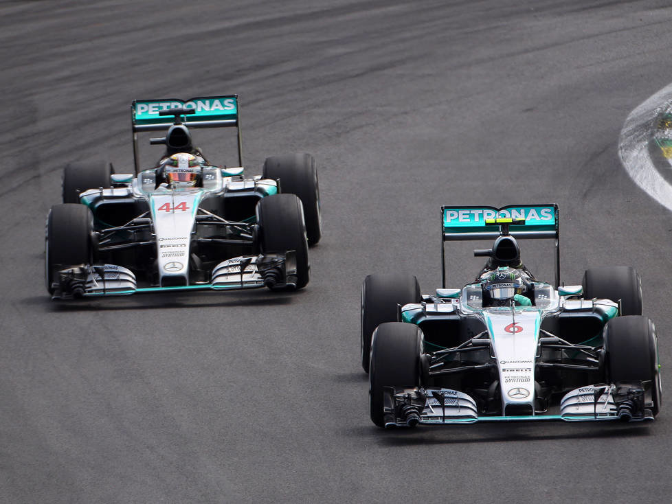 Nico Rosberg, Lewis Hamilton